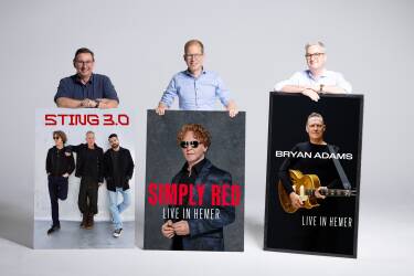 Thomas Bielawski, Christian Schweitzer und Artur Merz freuen sich auf den Sommer der Stars.
